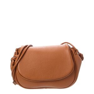 Italian Leather Crossbody, Brown